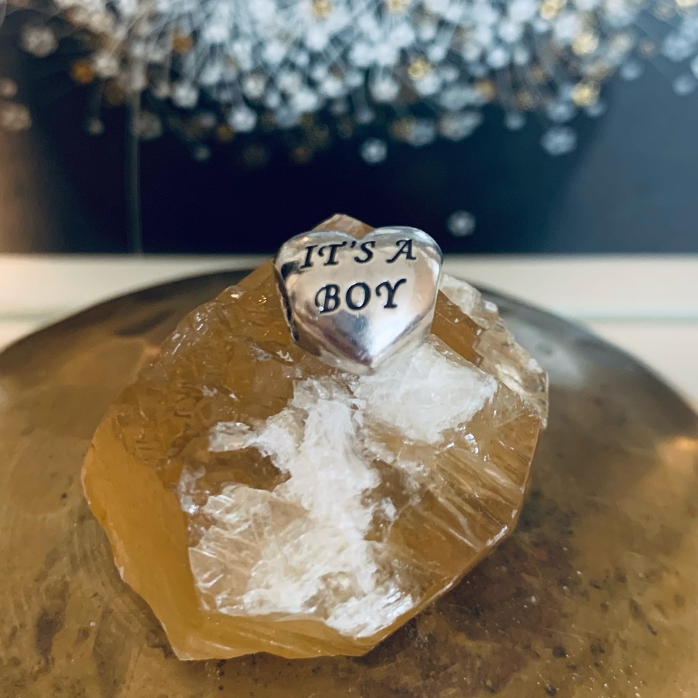 Pandora Baby Boy Handprint Charm